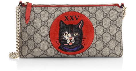 gucci cat bag kids|Gucci mystic cat wallet.